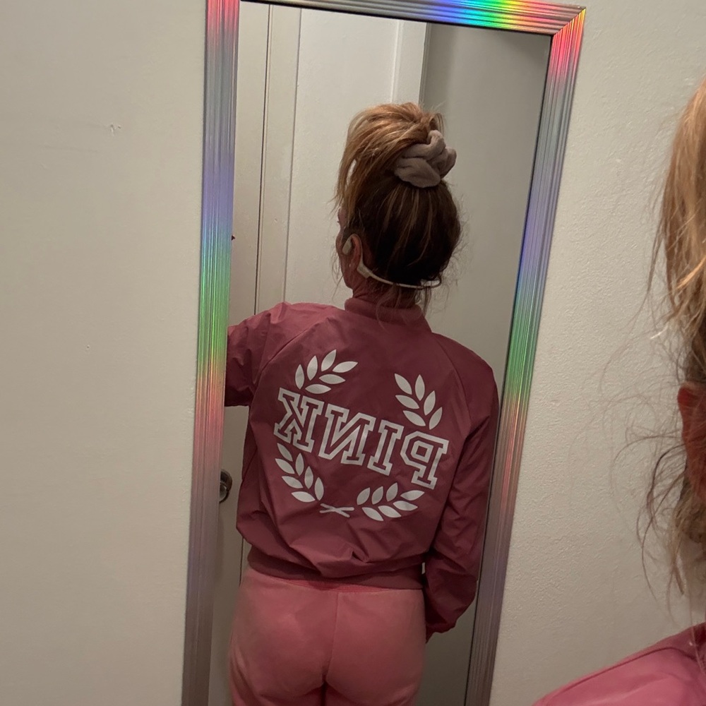 PINK Victoria's Secret Gray and Pink Apparel